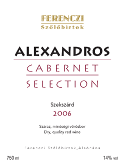 Alexandros Cabernet Selection (2006)